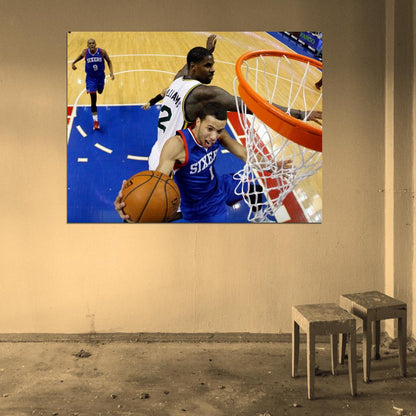 Michael Carter Sixers Layup Basketball Sport Wall Art Print Poster