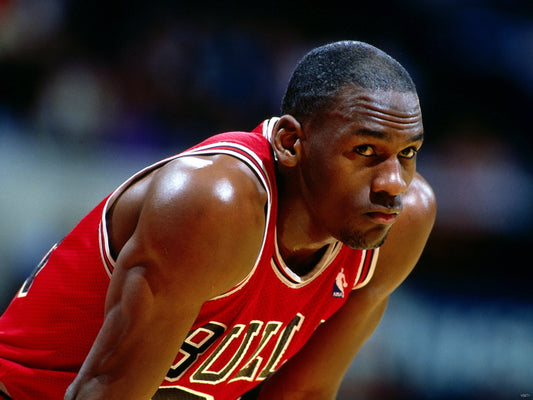 Michael Jordan Retro Basketball Wall Art Print Poster