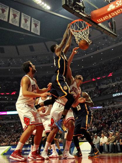 Paul George Indiana Dunk Basketball Sport Wall Art Print Poster