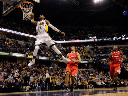 Paul George Dunk Basketball Wall Art Print Poster