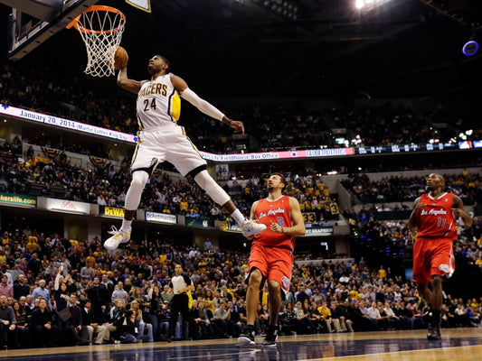 Paul George Dunk Basketball Wall Art Print Poster