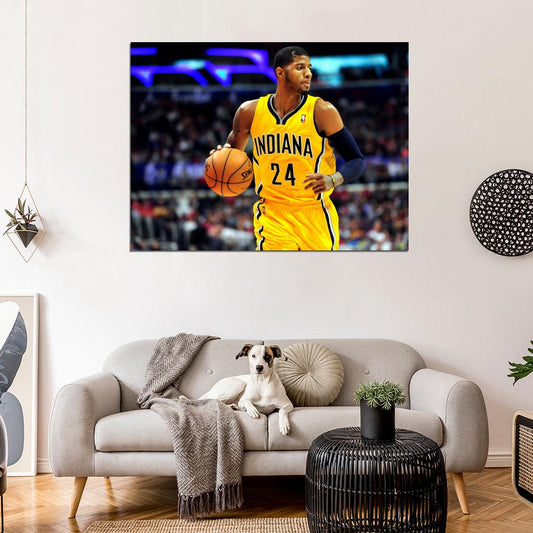 Paul George Basketball Sport Wall Art Print Poster