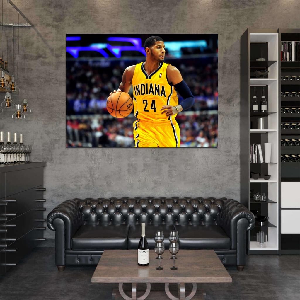 Paul George Basketball Sport Wall Art Print Poster