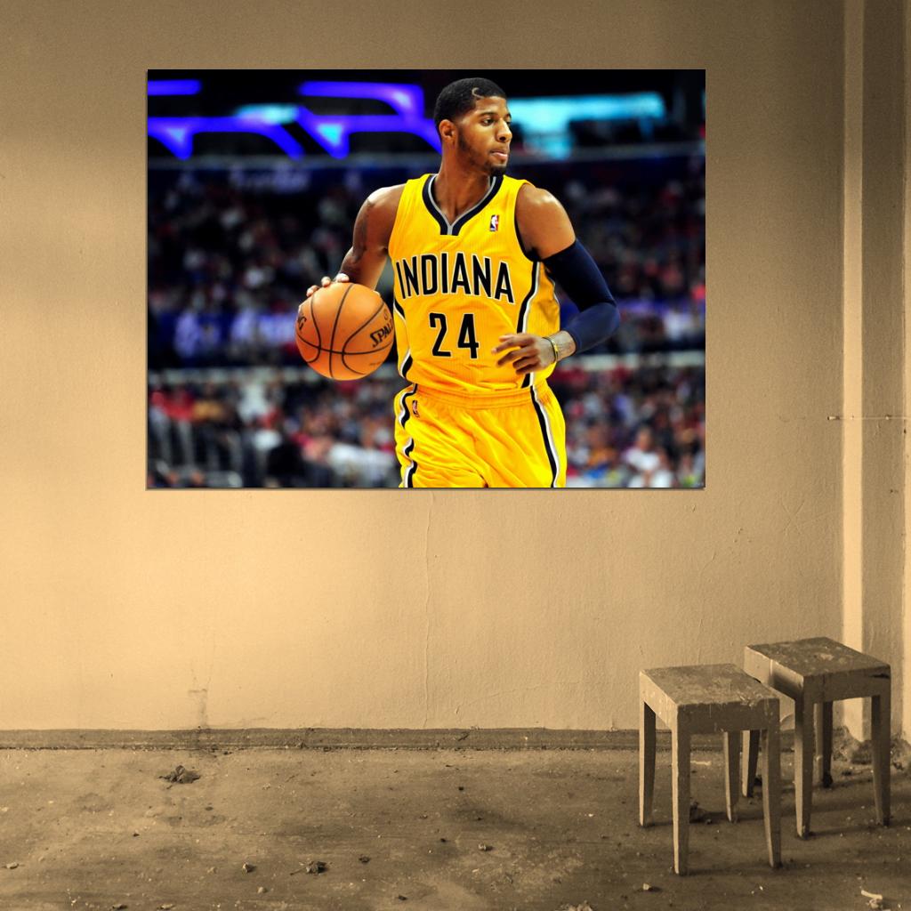 Paul George Basketball Sport Wall Art Print Poster