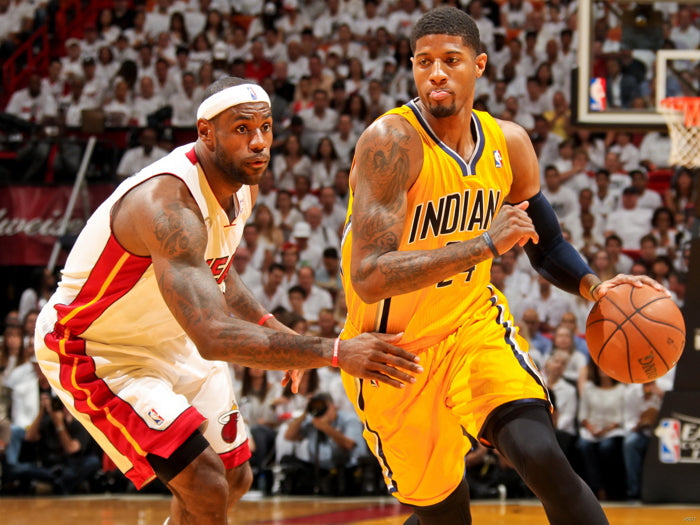 Paul George vs LeBron James Basketball Sport Wall Art Print Poster