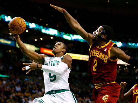 Rajon Rondo vs Kyrie Irving Basketball Sport Wall Art Print Poster