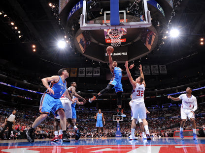 Russell Westbrook OKC Layup Basketball Sport Wall Art Print Poster