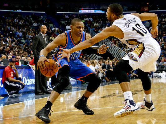 Russell Westbrook Oklahoma City Basketball Wall Art Print Poster
