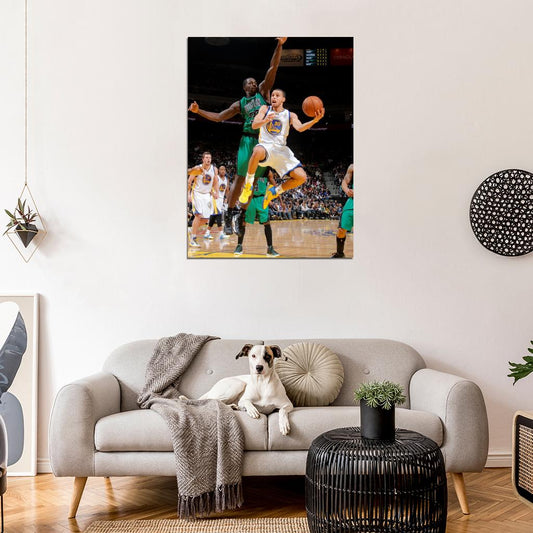 Stephen Curry Basketball Wall Art Print Poster