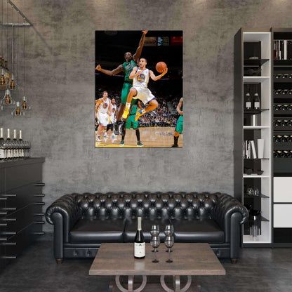 Stephen Curry Basketball Wall Art Print Poster