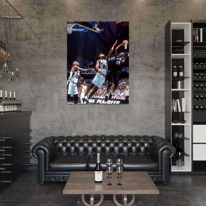 Kevin Garnett vs Duncan Wall Art Print Poster