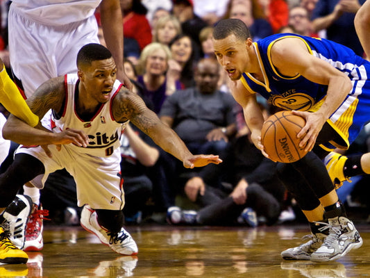 Stephen Curry Damian Lillard Basketball Sport Wall Art Print Poster