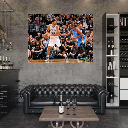 Tim Duncan Basketball Sport Wall Art Print Poster