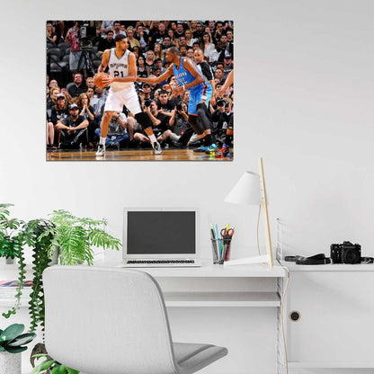 Tim Duncan Basketball Sport Wall Art Print Poster
