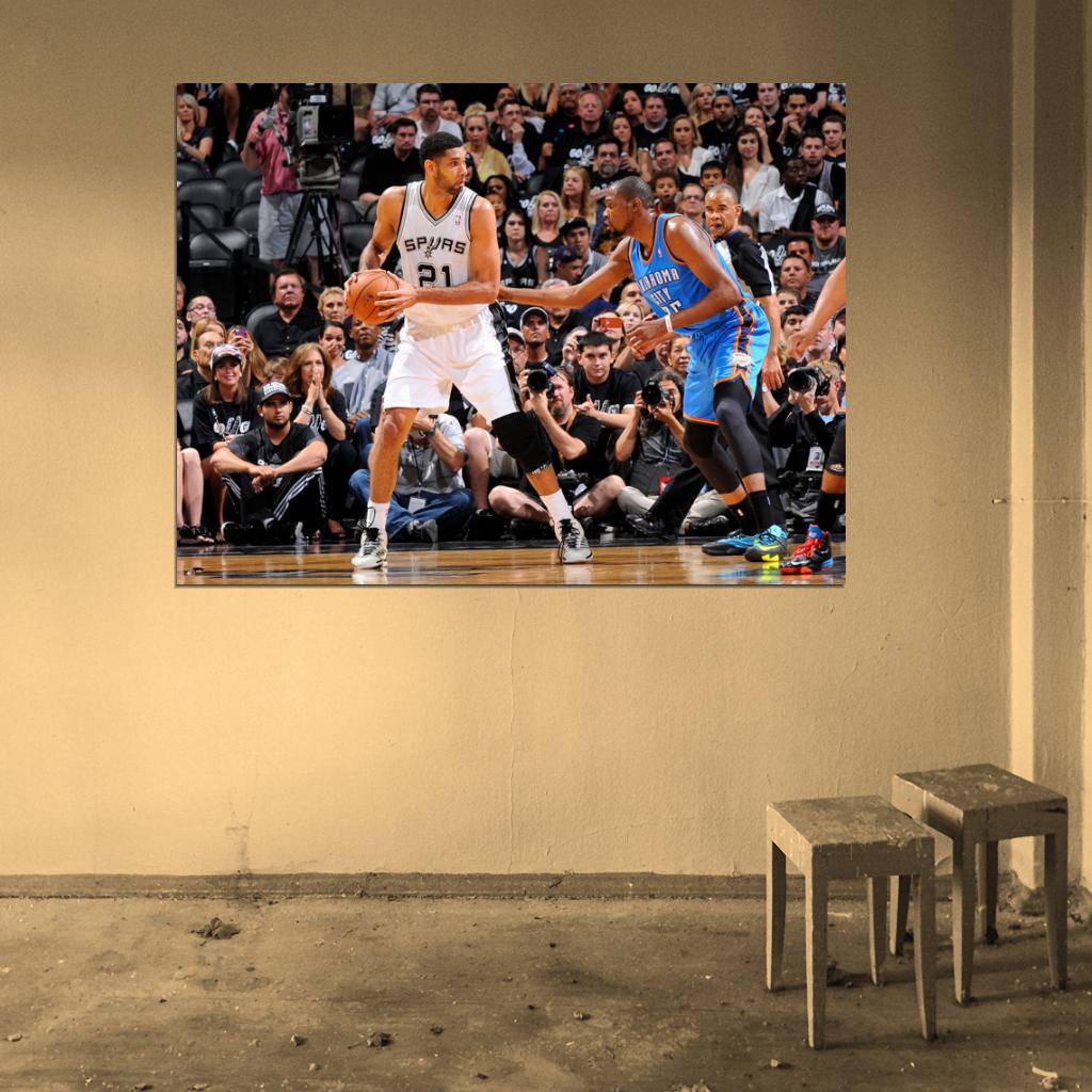 Tim Duncan Basketball Sport Wall Art Print Poster