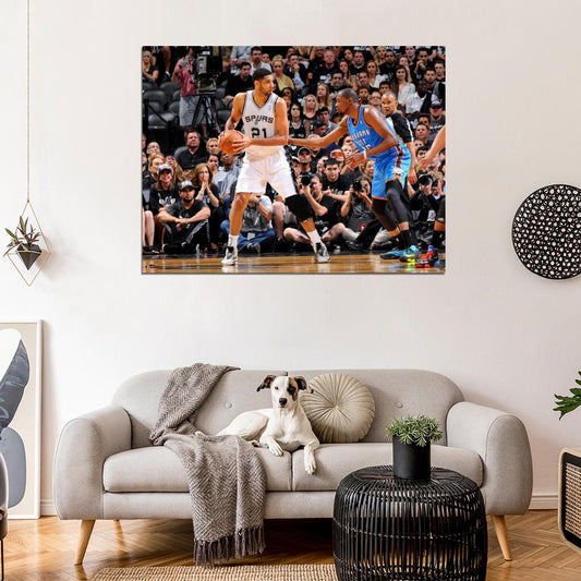 Tim Duncan Basketball Sport Wall Art Print Poster