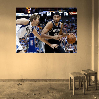 Tim Duncan Basketball Sport Wall Art Print Poster