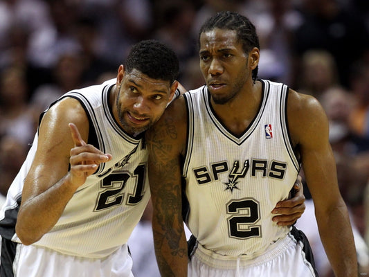 Tim Duncan Kawhi Leonard Basketball Sport Wall Art Print Poster