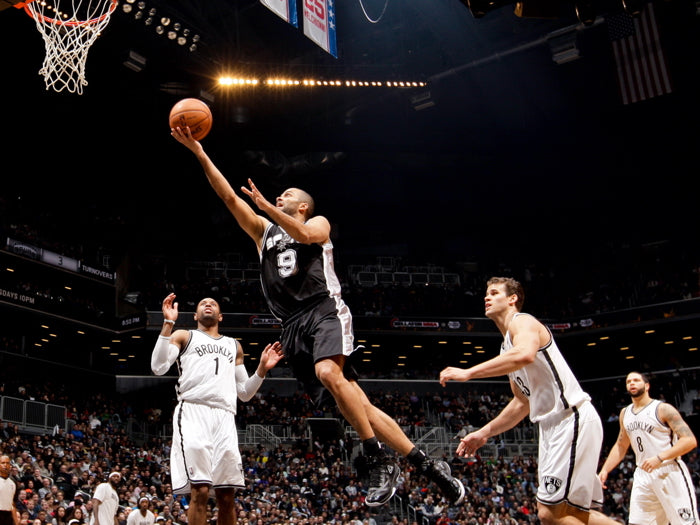 Tony Parker Layup Basketball Wall Art Print Poster