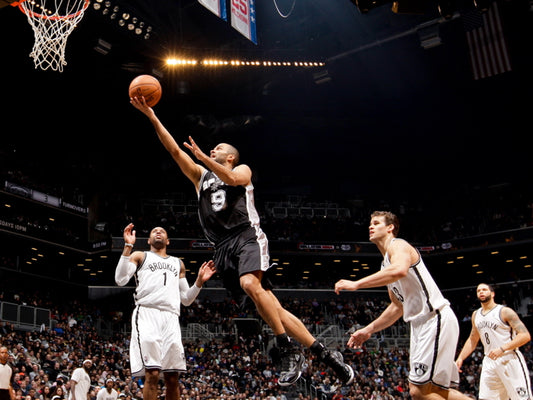 Tony Parker Layup Basketball Wall Art Print Poster
