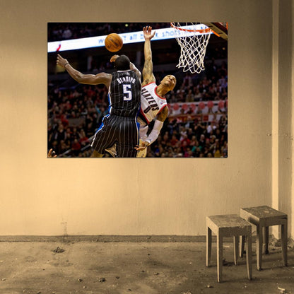 Victor Oladipo Block Basketball Wall Art Print Poster
