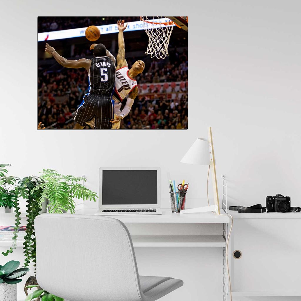 Victor Oladipo Block Basketball Wall Art Print Poster