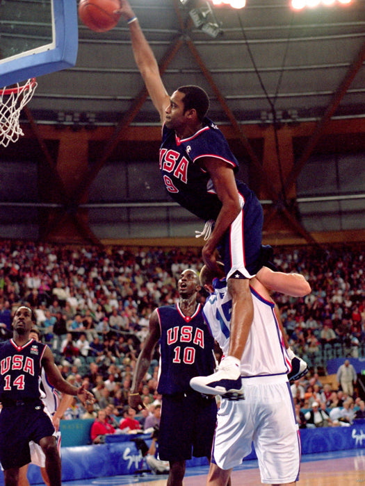 Vince Carter USA Team Monster Dunk Wall Art Print Poster
