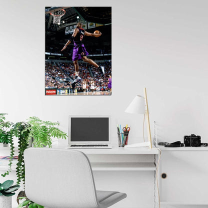 Vince Carter Windmill Dunk Wall Art Print Poster