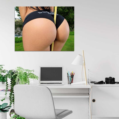 Hot Butt Sexy Ass Beautiful Woman Wall Art Print Poster