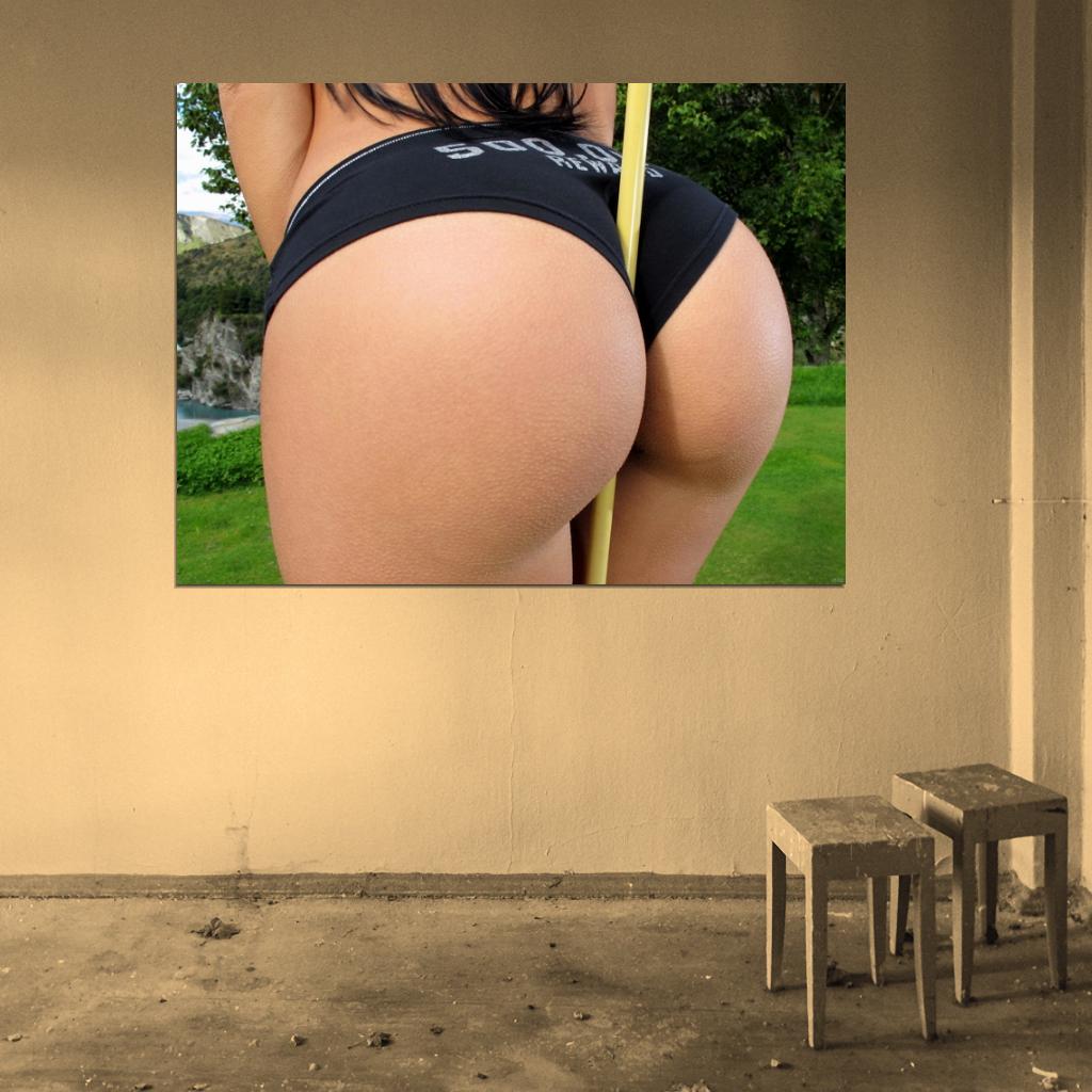 Hot Butt Sexy Ass Beautiful Woman Wall Art Print Poster