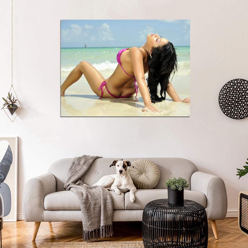Abella Anderson Bikini Hot Butt Sexy Model Wall Art Print Poster