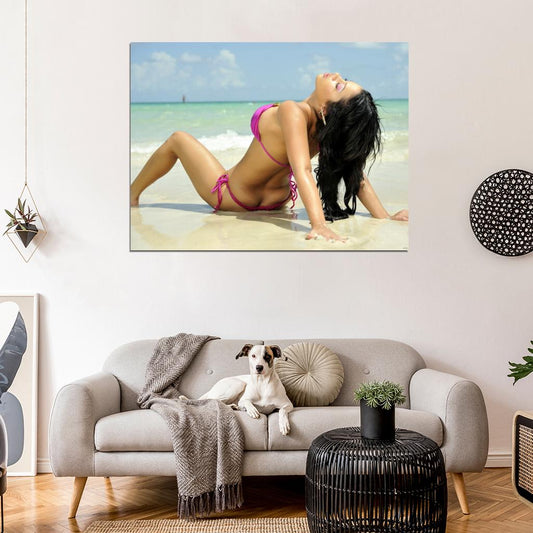 Abella Anderson Bikini Hot Butt Sexy Model Wall Art Print Poster
