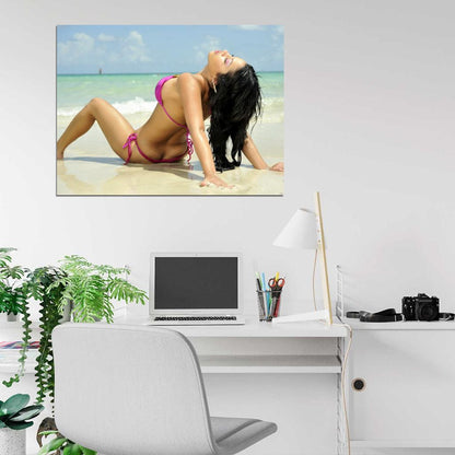 Abella Anderson Bikini Hot Butt Sexy Model Wall Art Print Poster