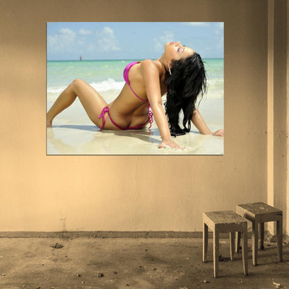 Abella Anderson Bikini Hot Butt Sexy Model Wall Art Print Poster
