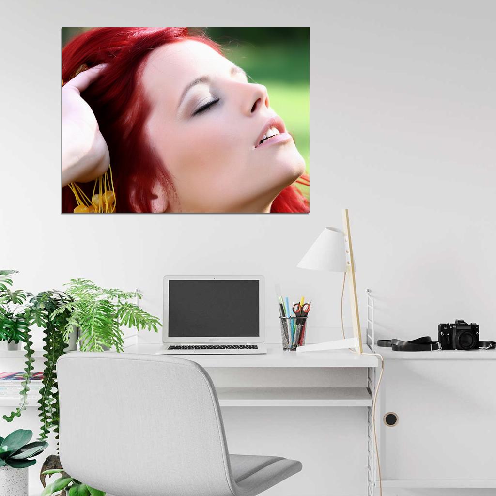 Ariel Piper Fawn Beautiful Portrait Model Wall Art Print Poster