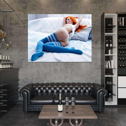 Ariel Piper Fawn Hot Sexy Butt Ass Boobs Model Wall Art Print Poster