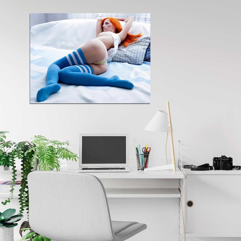 Ariel Piper Fawn Hot Sexy Butt Ass Boobs Model Wall Art Print Poster