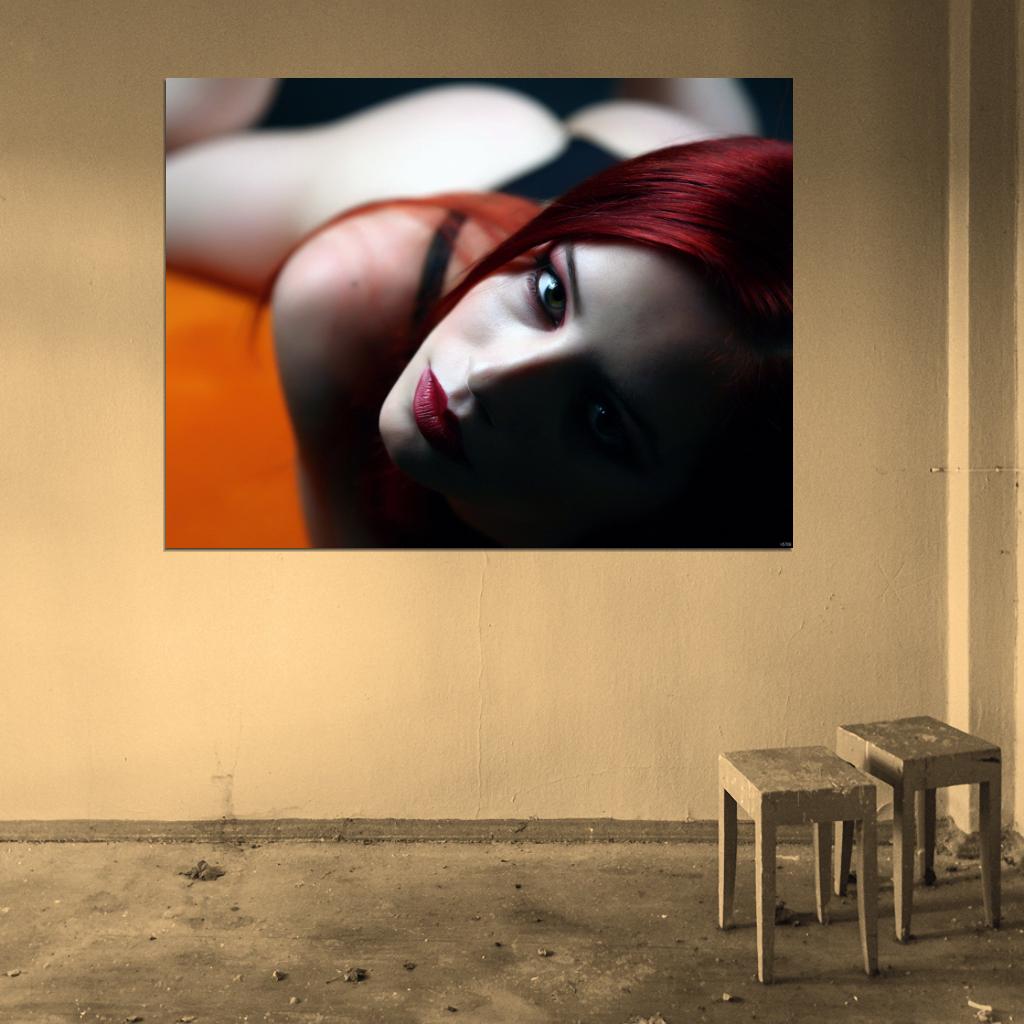Ariel Piper Fawn Beautiful Portrait Sexy Model Wall Art Print Poster