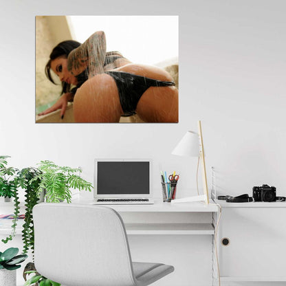 Christy Mack Sexy Hot Ass Butt Model Wall Art Print Poster