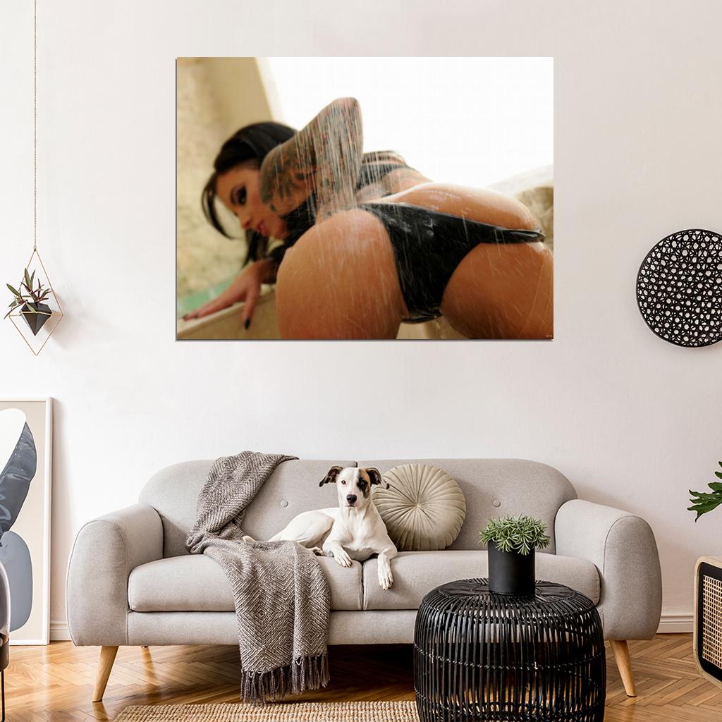 Christy Mack Sexy Hot Ass Butt Model Wall Art Print Poster