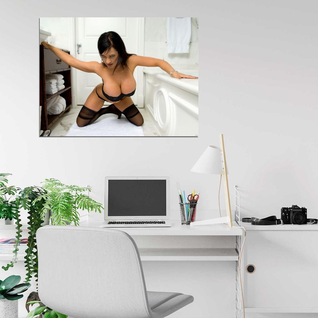Denise Milani Sexy Lingerie Boobs Hot Model Wall Art Print Poster