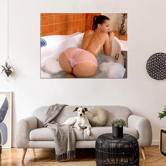 Eve Angel Sexy Hot Butt Ass Model Wall Art Print Poster