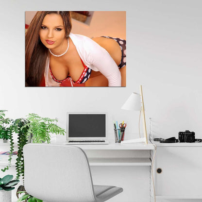 Eve Angel Boobs Tits Sexy Hot Model Wall Art Print Poster