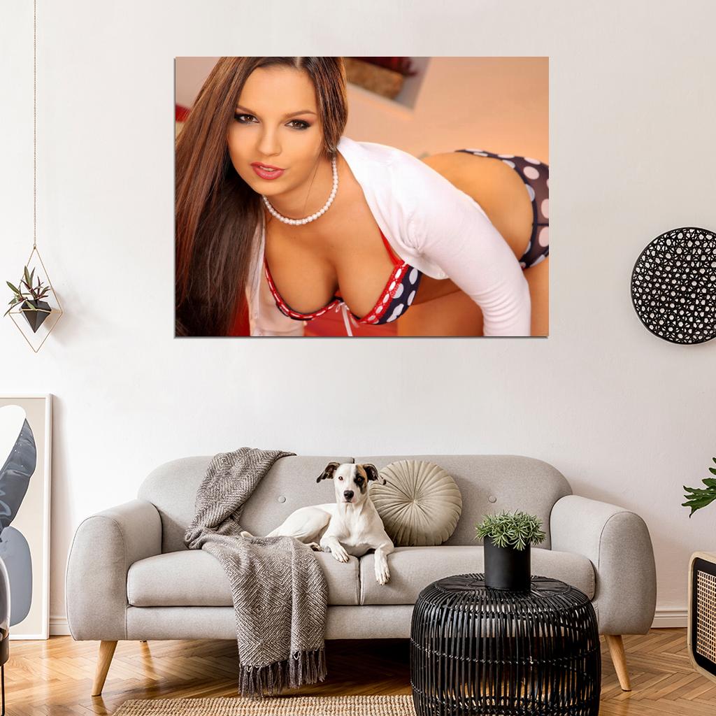 Eve Angel Boobs Tits Sexy Hot Model Wall Art Print Poster