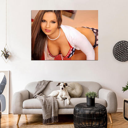 Eve Angel Boobs Tits Sexy Hot Model Wall Art Print Poster