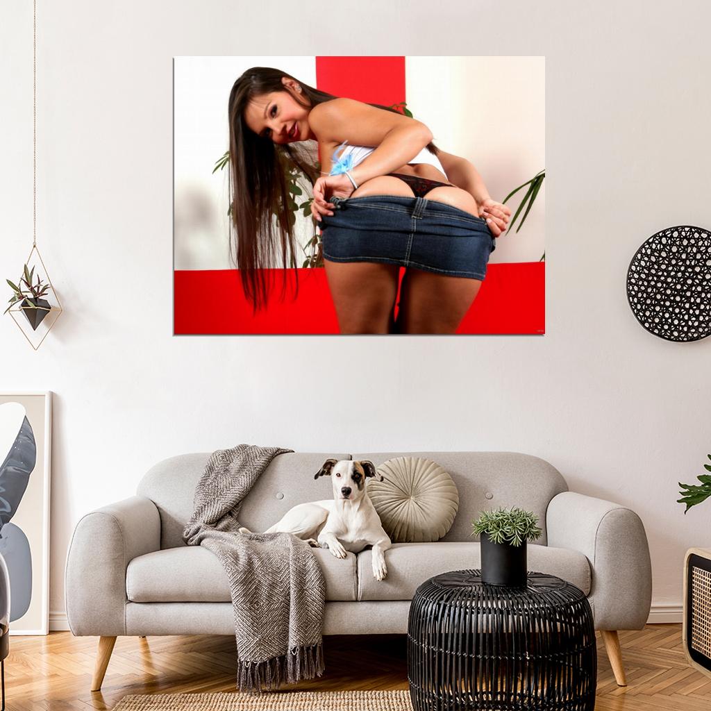 Eve Angel Hot Sexy Butt Ass Model Wall Art Print Poster