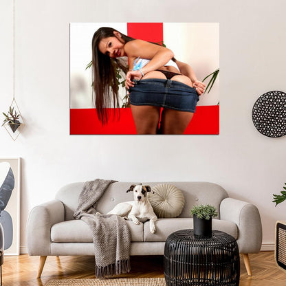 Eve Angel Hot Sexy Butt Ass Model Wall Art Print Poster