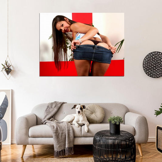 Eve Angel Hot Sexy Butt Ass Model Wall Art Print Poster