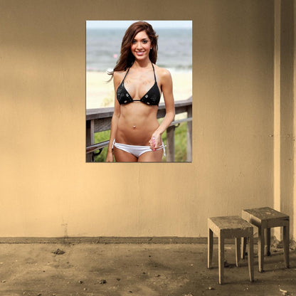 Farrah Abraham Sexy Bikini Hot Beautiful Model Wall Art Print Poster