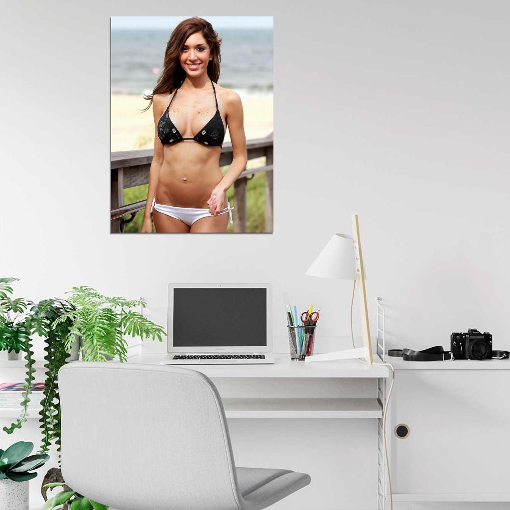 Farrah Abraham Sexy Bikini Hot Beautiful Model Wall Art Print Poster